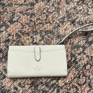 Kate Spade powder blue wristlet
